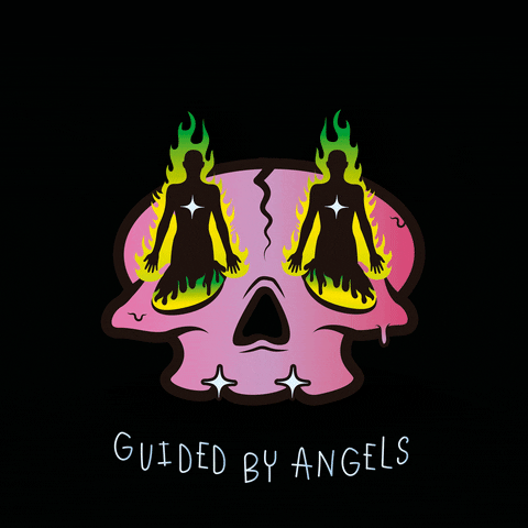 Skull Angels GIF by etereo.club