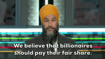 Tax The Rich Jagmeet Singh GIF by GIPHY News