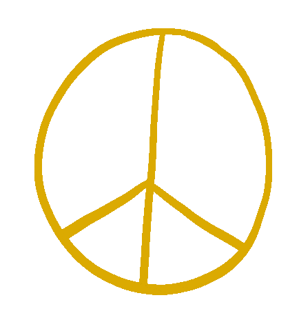 Peace Love Sticker by Molly Jenson