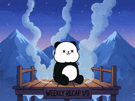 Relaxing Snow Falling GIF by Kanpai Pandas