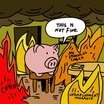 This Is Fine On Fire GIF by INTO ACTION