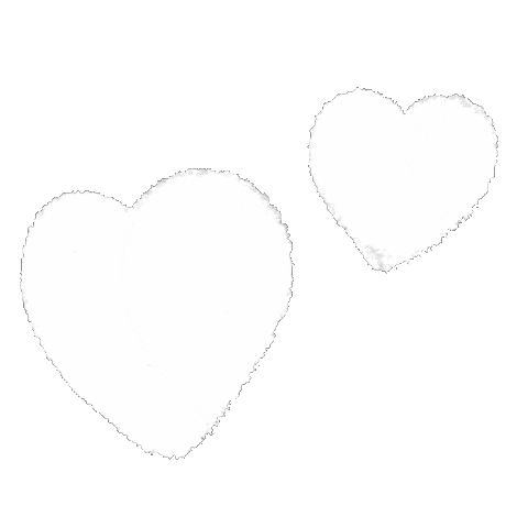 Whiteheart Hearts Sticker