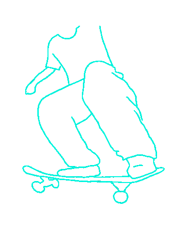 Skate Skating Sticker by Ghost Long Board