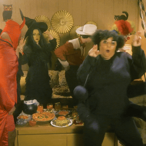 House Party Dancing GIF by Halloween Party