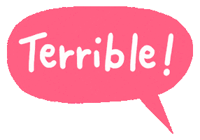 Terrrible Sticker by Linzie Hunter