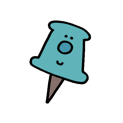 Illustration Pin Sticker