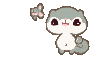 Squirrel Attention Sticker