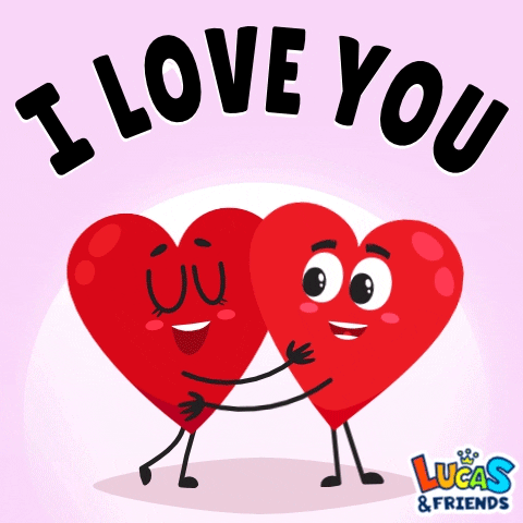 I Love You GIF by Lucas and Friends by RV AppStudios