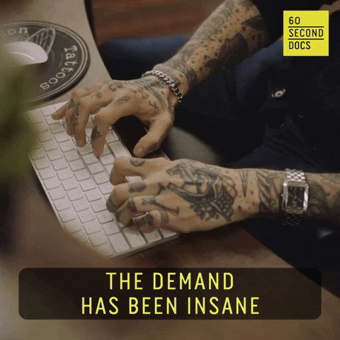 Tattoo Waiting GIF by 60 Second Docs
