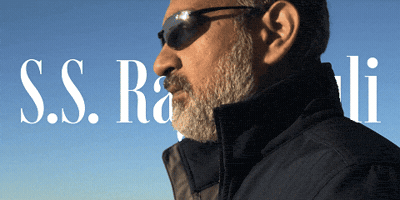 Blue Sky Typography GIF
