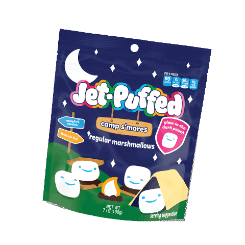 Jet-Puffed Marshmallows Sticker