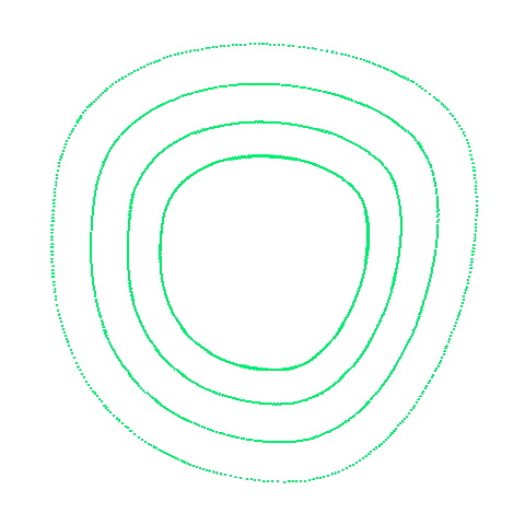 Earth Rings Sticker by VITO