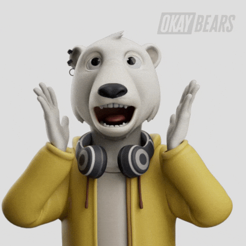 Mood Cant Hear You GIF by Okay Bears