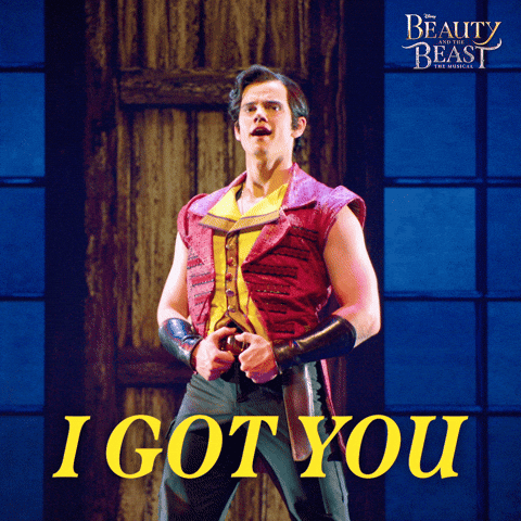 I Gotchu Beauty And The Beast GIF by Disney On Broadway