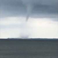 Massive Waterspouts Forms off the Outer Banks