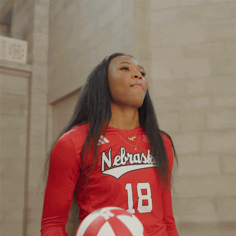 Nebraska Volleyball GIF by Huskers