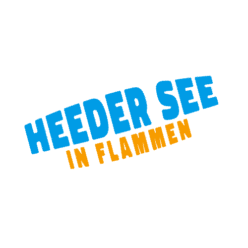 Heeder See in Flammen Sticker