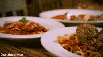 cucinatagliani pasta italian food rigatoni caprese GIF