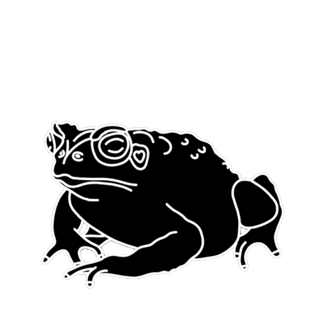 Frog Toad Sticker by littlekingdoms