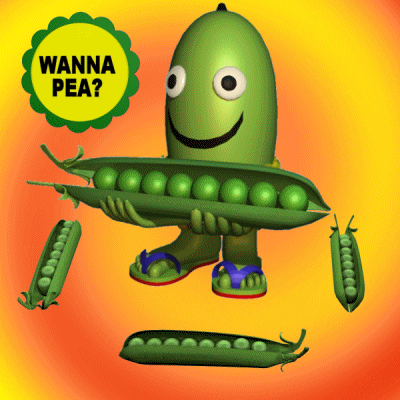 Peas I Have To Pee GIF