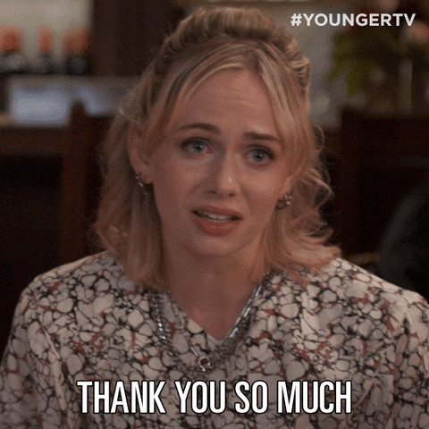 Tv Land Thanks GIF by YoungerTV