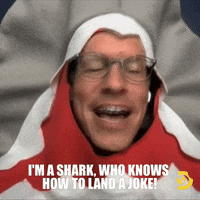 Im A Shark Who Knows How To Land A Joke GIF by Shark Week