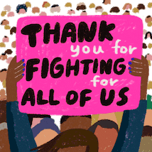 Black Lives Matter Thank You GIF by INTO ACTION