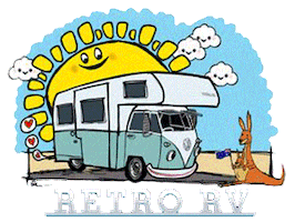 Camping Road Trip Sticker by KombiKeg