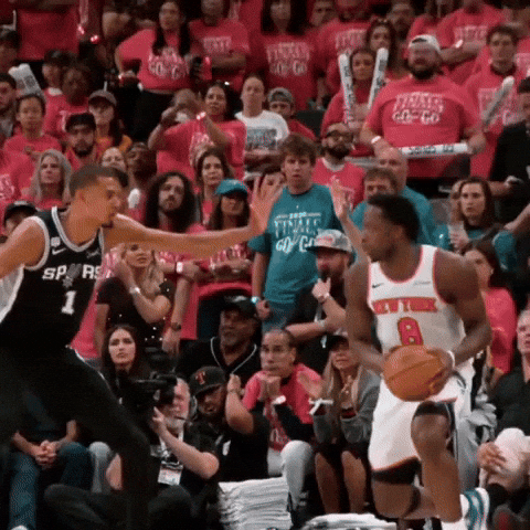 Step Back New York Knicks GIF