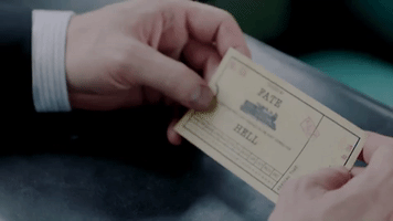 pixelnated sweet apple world i'm gonna leave you ticket to hell GIF