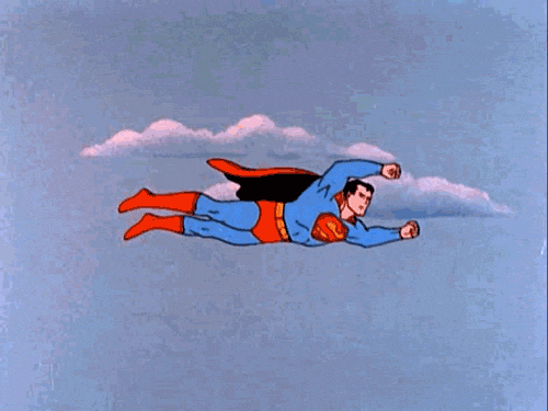 SUPER-man meme gif