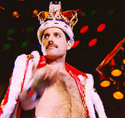 Resultado de imagem para Gif de Freddie Mercury