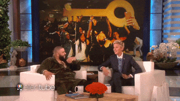 redonslacker ellen audience member dj khaleed GIF