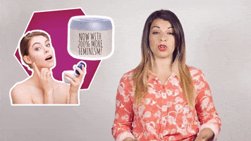 feminism skincare GIF by Feminist Frequency