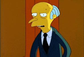 mr burns who the devil are you GIF