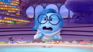 Sad Inside Out GIF by Disney Pixar