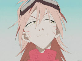fooly cooly smile GIF