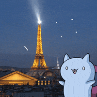 paris firework GIF by Cartoon Hangover