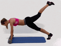8 GIF - Workout Leg Abdomen - Discover & Share GIFs