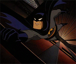 batman hanging GIF