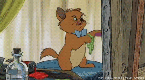 The Aristocats Painting GIF - Find & Share on GIPHY