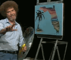 Bob Ross Painting GIF - Find & Share on GIPHY