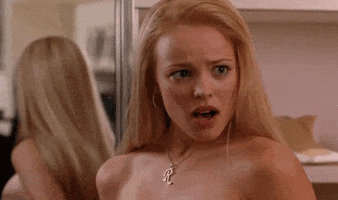 shocked mean girls GIF