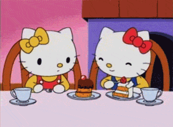 Hello Kitty Eating GIF - Find & Share on GIPHY