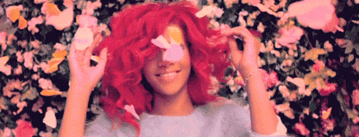 red hair rihanna GIF