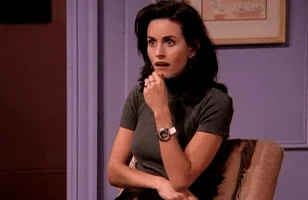 shocked monica geller GIF