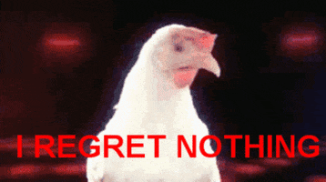 Regret Nothing GIFs - Get the best GIF on GIPHY