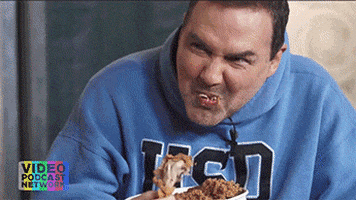 Fried Chicken Eating GIF