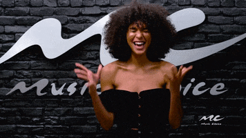 happy reaction gif GIF by Music Choice