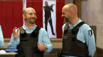 Clap Police GIF by Satisfaction Group